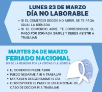 Feriados Marzo